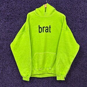 CharliXCX Brat Logo hoodie size l/xl
